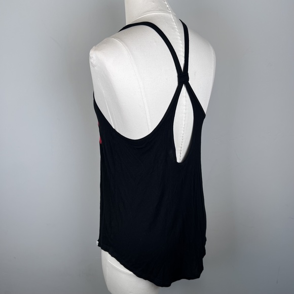 Like New-Pink Victoria Secret OHIO STATE Black&Red Scoop Neck Low Back Tank XS - Picture 7 of 16